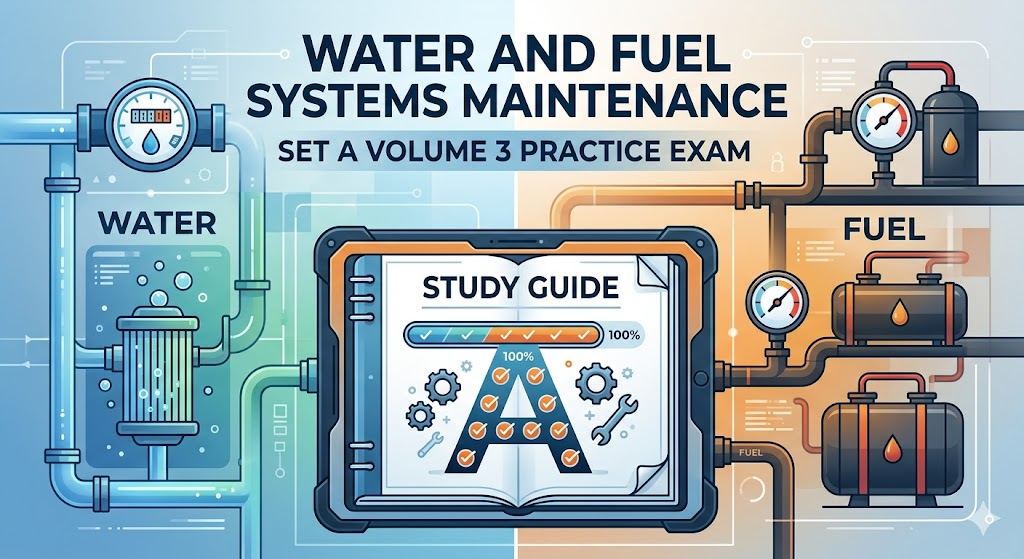 Water and Fuel Systems Maintenance (WFSM) Set A Volume 3 Practice Test Banner