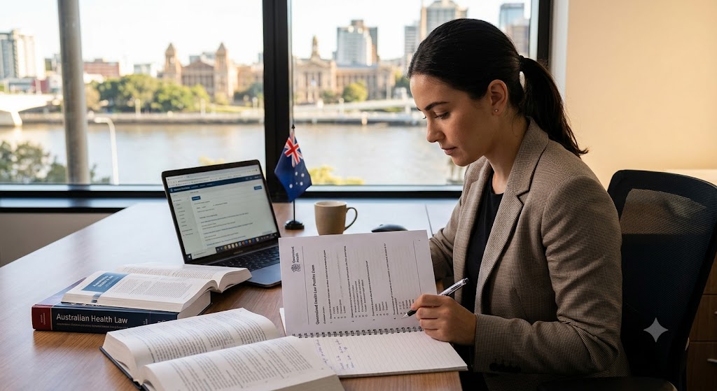 Queensland Health Law Practice Test Banner