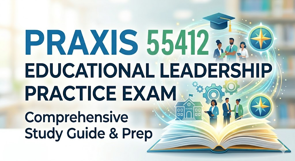 Praxis Educational Leadership Administration and Supervision 5412 Practice Test 2026 | Exam Prep Questions Banner
