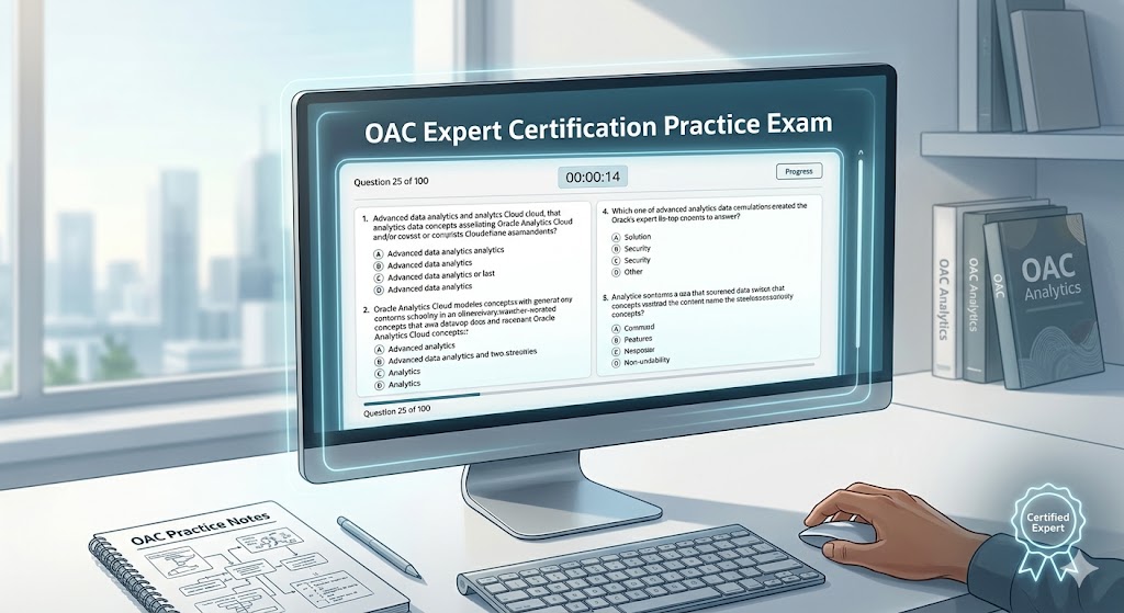 OAC Expert Certification Practice Exam Banner
