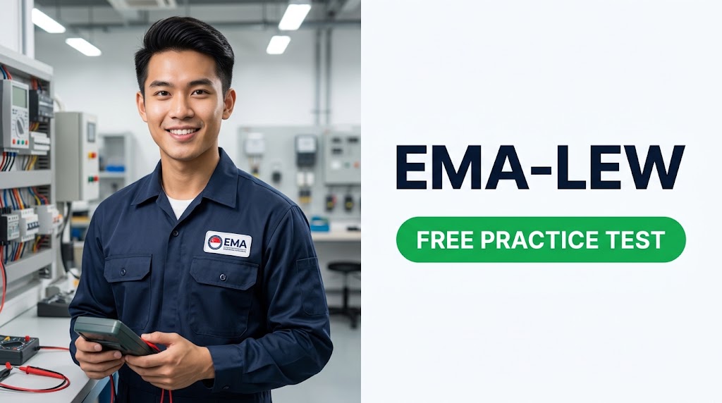 Ema Electrical Practice Test & Exam Prep | Singapore Banner
