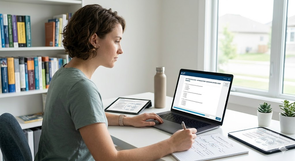 Introductory Communications User Training (ICUT) Practice Test Banner