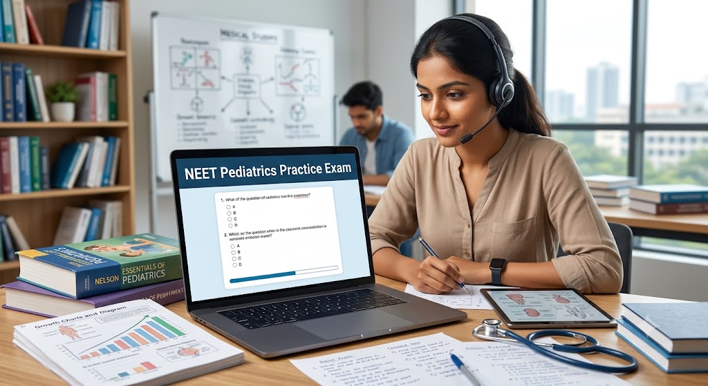 NEET Pediatrics Practice Test Banner