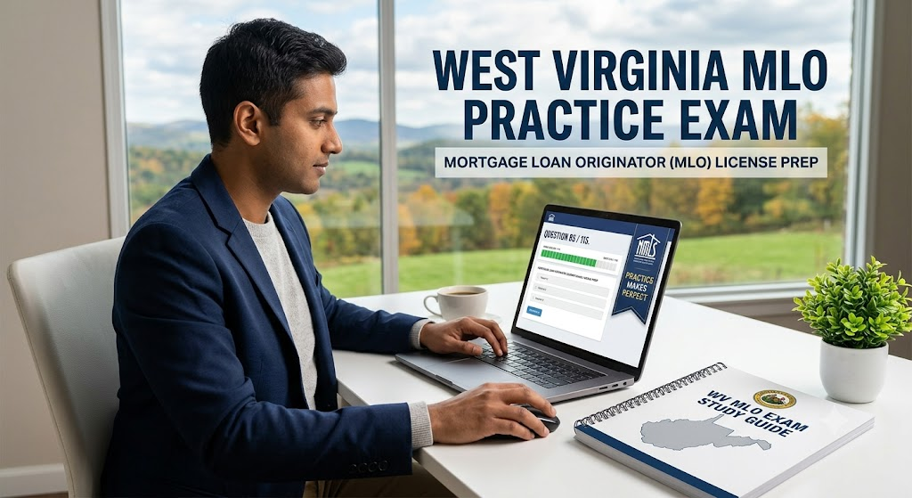 West Virginia Mortgage Loan Originator (MLO) Practice Test Banner