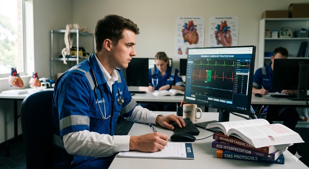 Paramedic Cardiology Practice Exam Banner