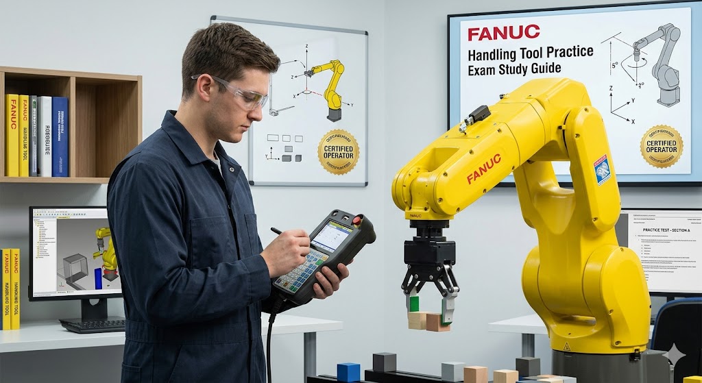 FANUC Handling Tool Practice Test Banner