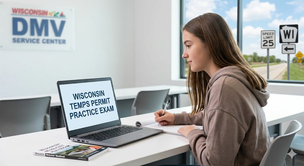 Wisconsin Temps Permit Practice Test Banner