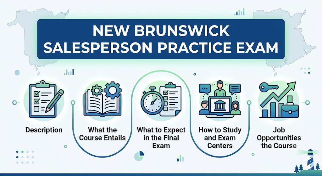 New Brunswick Salesperson Practice Exam Banner