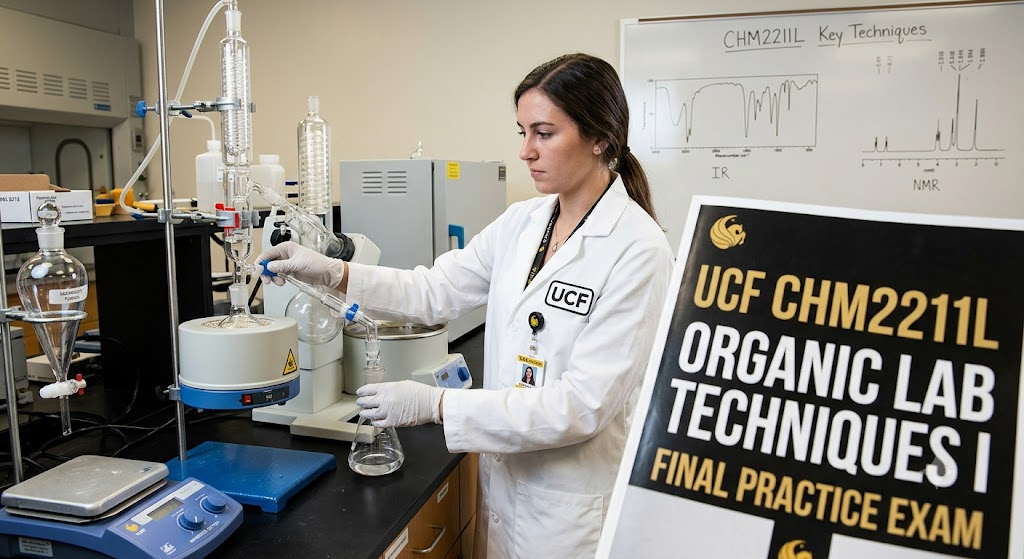 University of Central Florida (UCF) CHM2211L Organic Laboratory Techniques I Final Practice Exam Banner