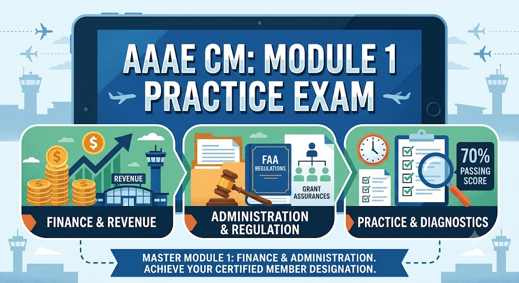 AAAE Certified Member (CM) Module 1 Practice Test Banner