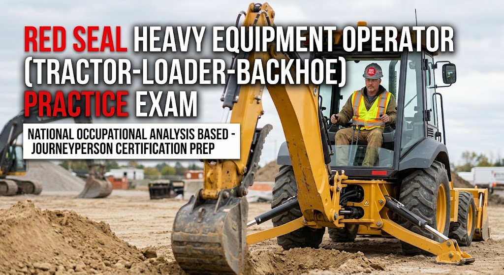 Red Seal Heavy Equipment Operator (Tractor-Loader-Backhoe) Practice Exam Banner
