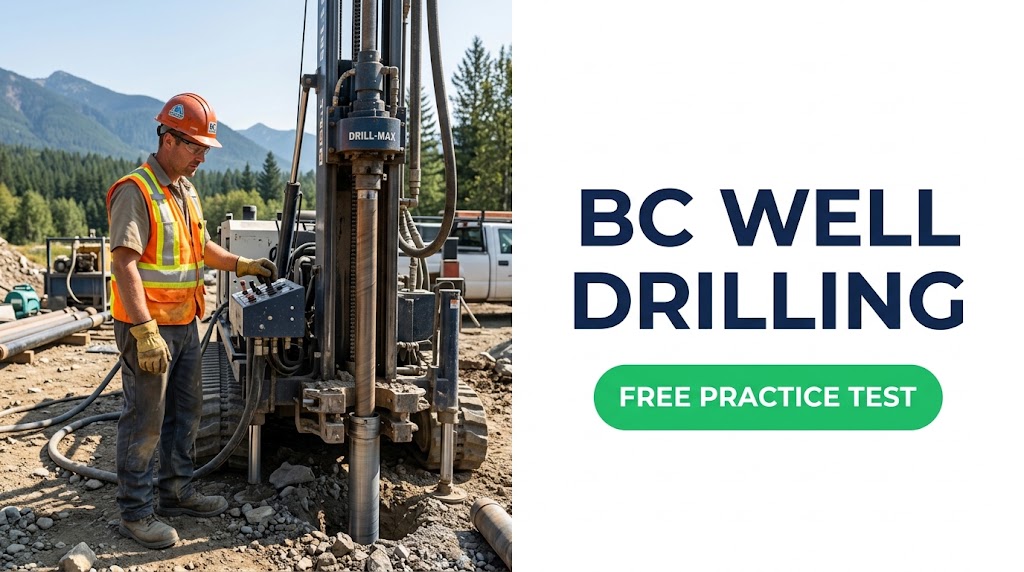 BC Well Drilling Practice Test & Exam Prep | Canada Banner