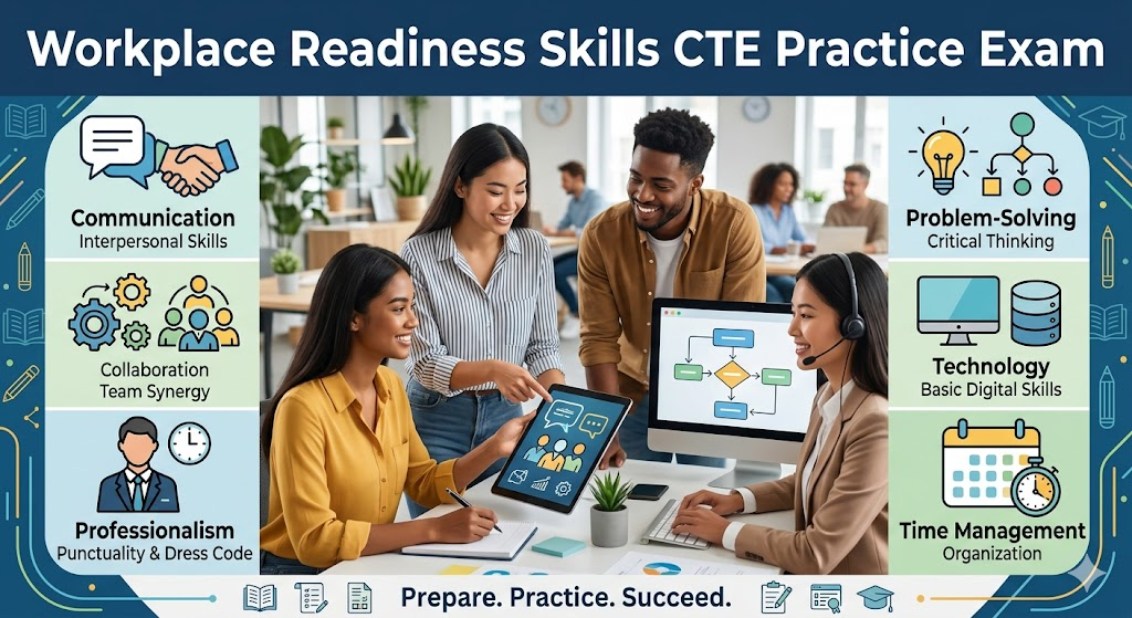 Workplace Readiness Skills CTE Practice Test Banner