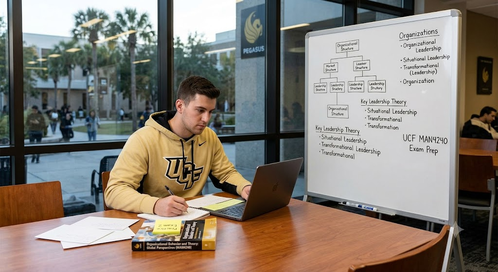 University of Central Florida (UCF) MAN4240 Organizations: Theory and Behavior Practice Exam 2 Banner