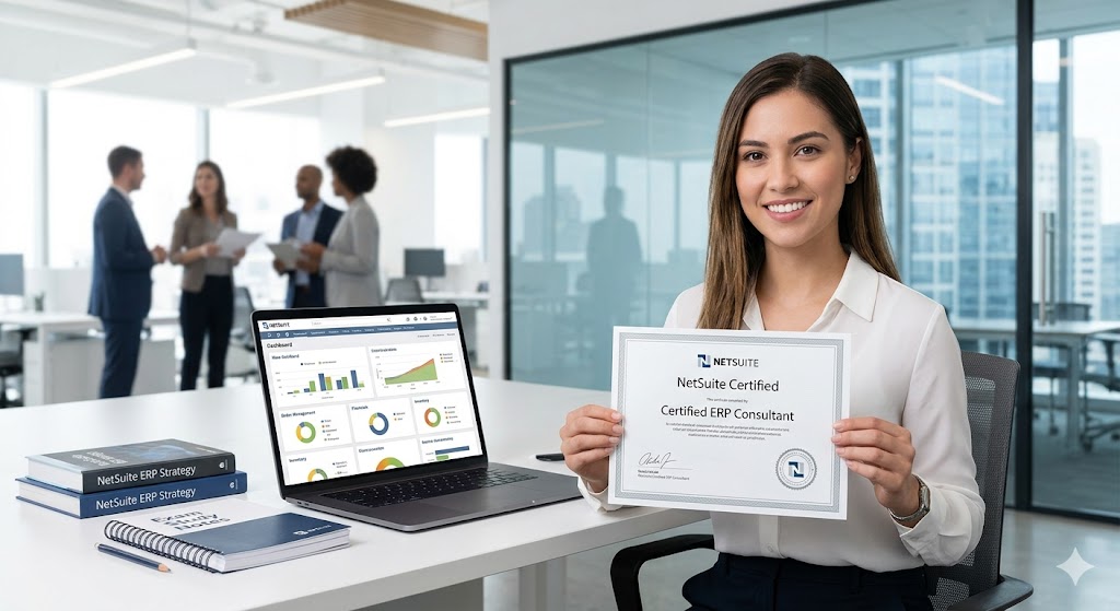 NetSuite ERP Consultant Practice Exam Ultimate Guide Banner