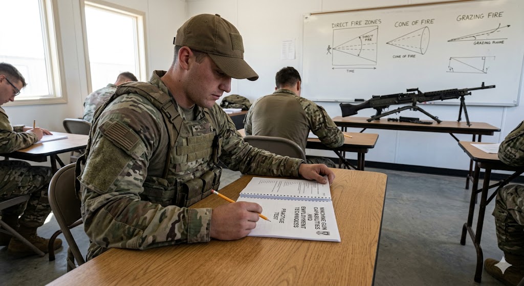 Machine Gun Core Competencies Practice Test Banner