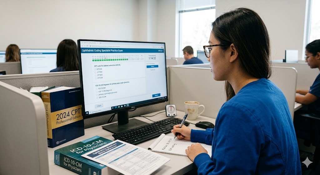 Ophthalmic Coding Specialist Practice Test Banner