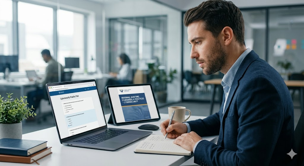 Internal Auditing Standards and Practices – Cybersecurity Practice Test Banner