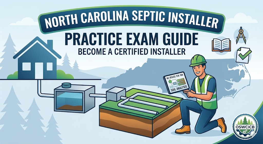 North Carolina Septic Installer Practice Exam Guide Banner