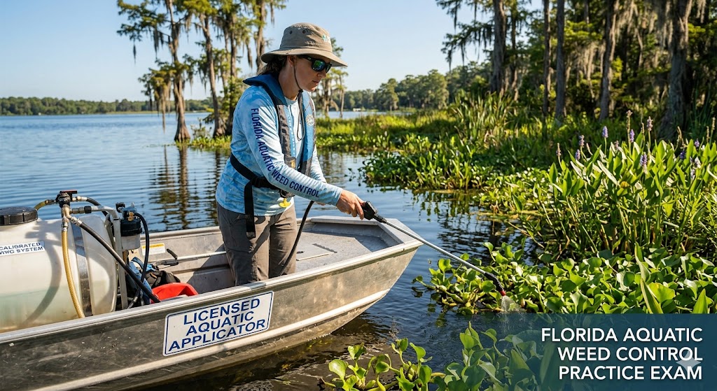 Florida Aquatic Weed Control Pesticide Practice Exam Banner