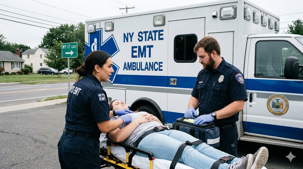 New York State EMT-B Practice Exam Banner