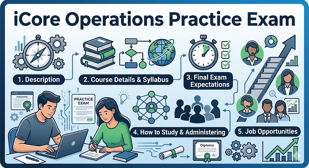 iCore Operations Practice Exam Banner