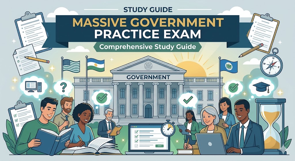 Massive Government Practice Test Banner