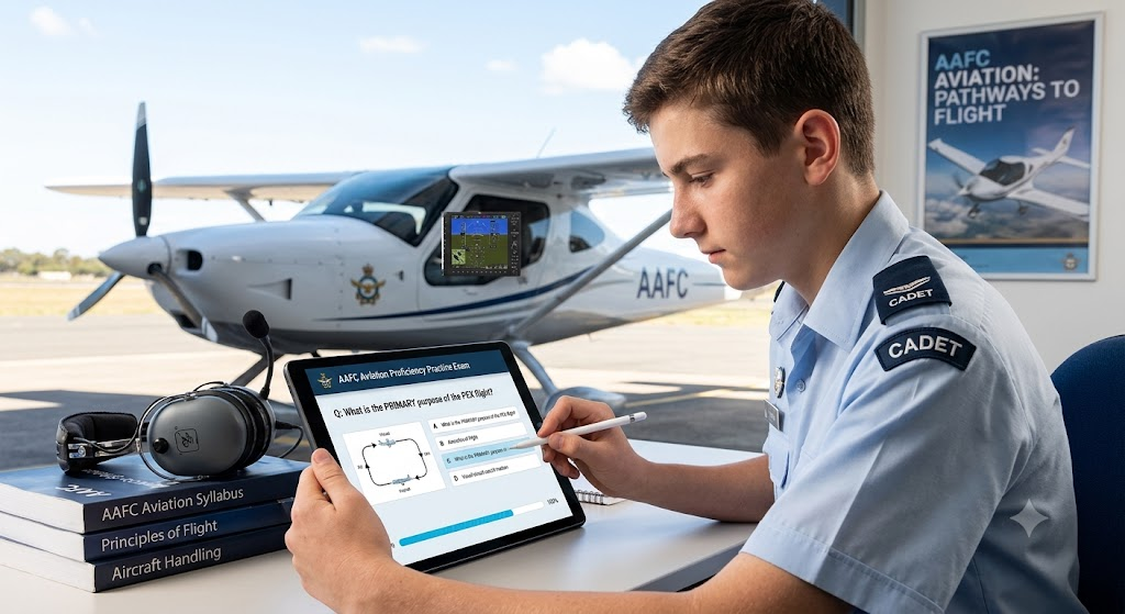 AAFC Aviation Proficiency Practice Exam. Banner