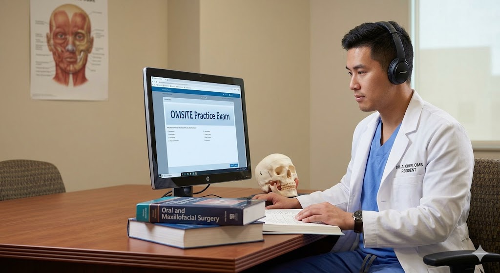 Oral and Maxillofacial Surgery In-Service Training (OMSITE) Practice Exam Banner