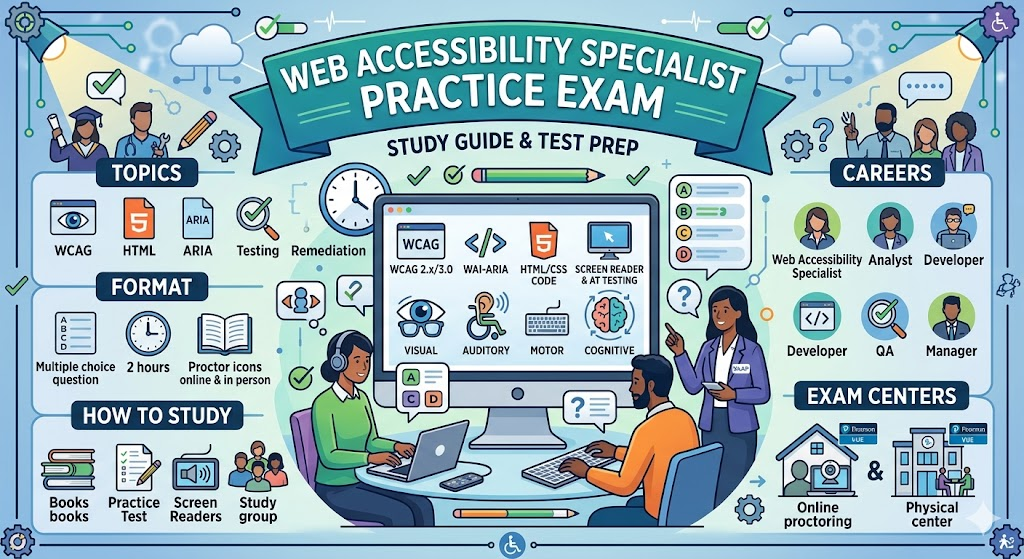 Web Accessibility Specialist Practice Test Banner