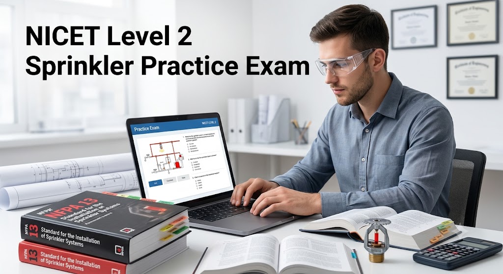NICET Level 2 Sprinkler Practice Test Banner