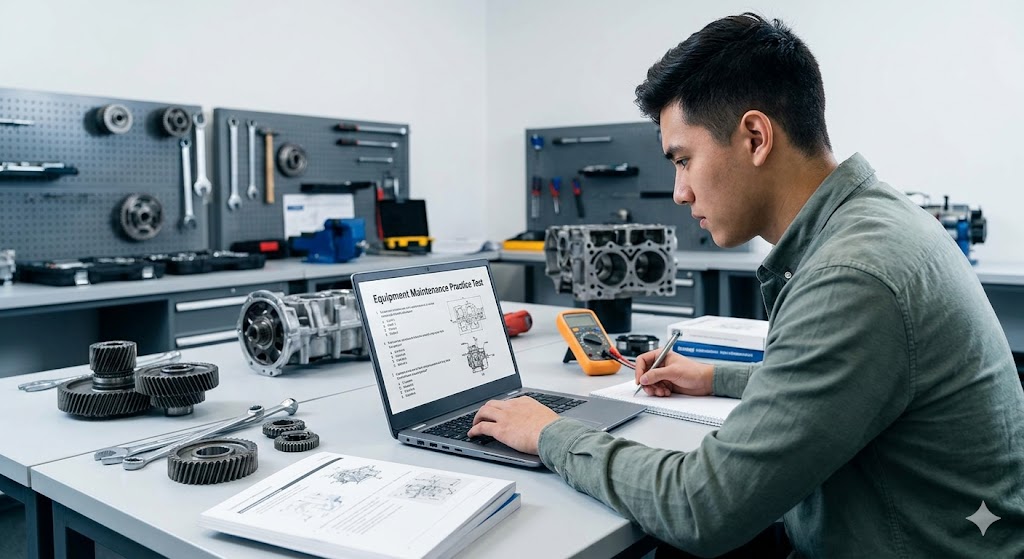 Equipment Maintenance Practice Test Banner