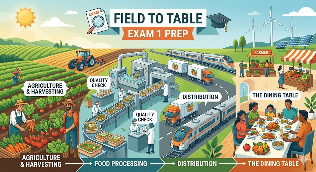 Foods – Field to Table Exam 1 Practice Banner