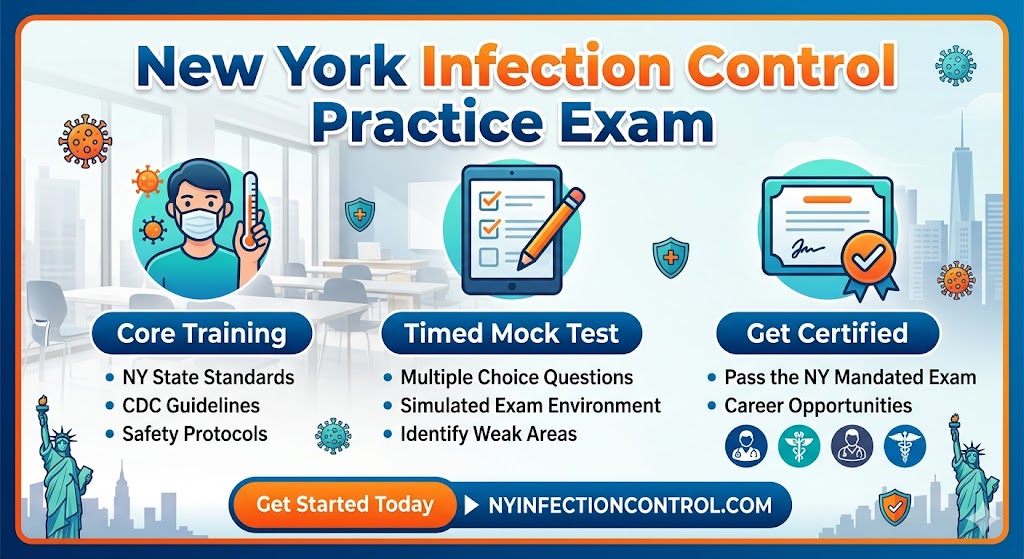 NY State Infection Control Practice Test Banner
