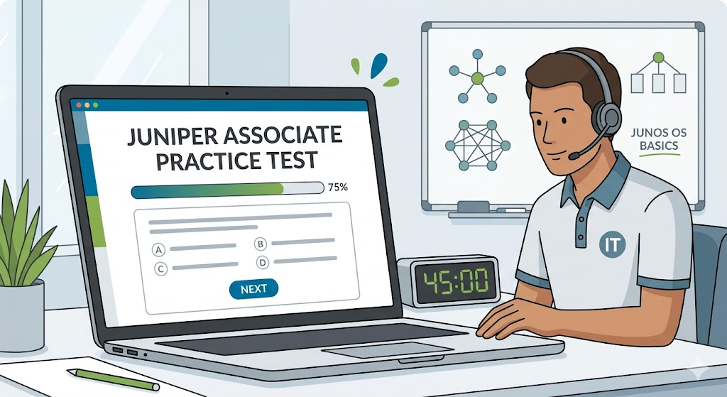 Juniper Associate Practice Test Banner