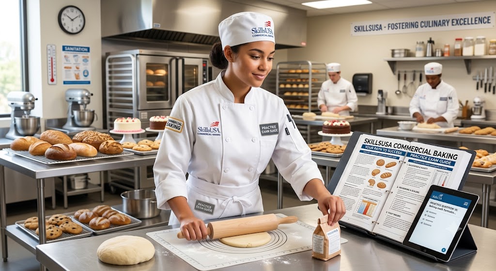 SkillsUSA Commercial Baking Practice Exam Guide Banner