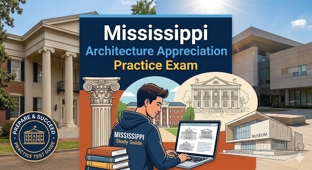 Mississippi Architecture Appreciation Practice Test Banner
