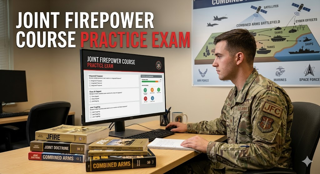 Joint Firepower Course Practice Test Banner