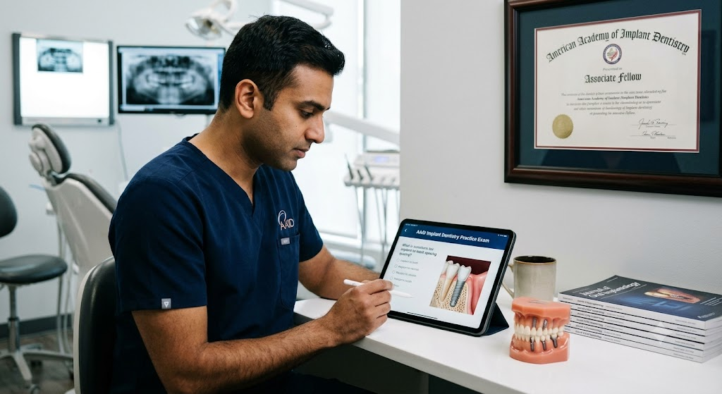 AAID Implant Practice Test Banner