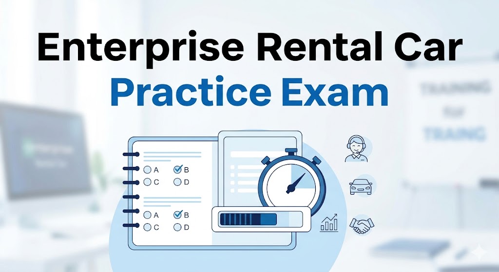 Enterprise Rental Car Practice Test Banner