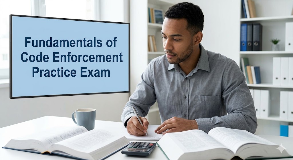 Fundamentals of Code Enforcement Practice Exam Banner