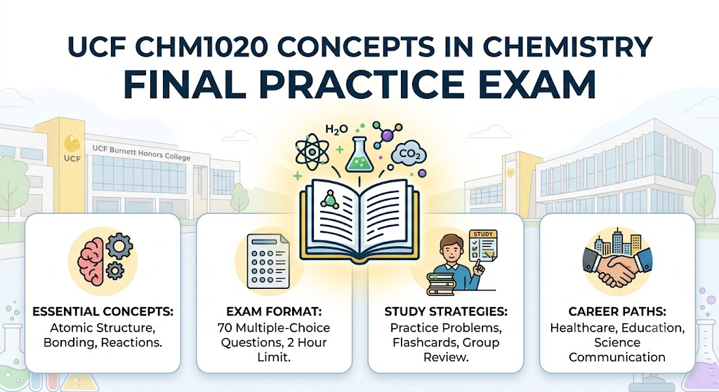 University of Central Florida (UCF) CHM1020 Concepts in Chemistry Final Practice Exam Banner
