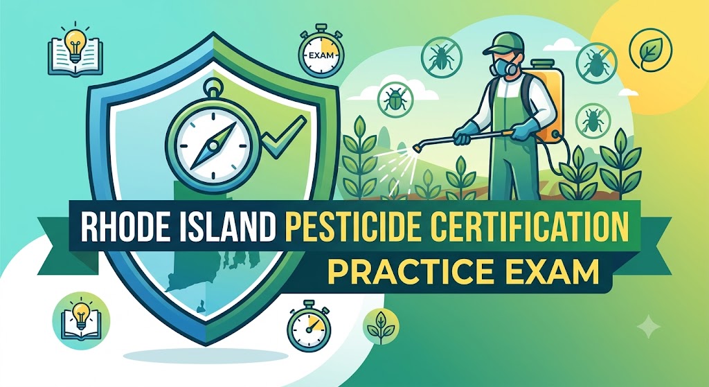 Rhode Island Pesticide Certification Practice Exam Banner