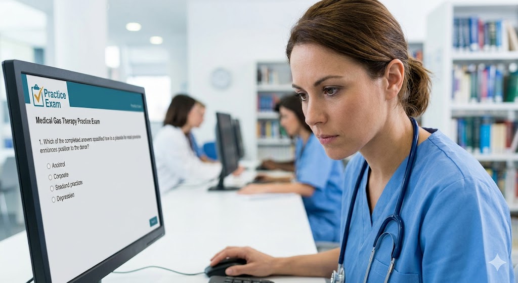 Medical Gas Therapy Practice Test Banner