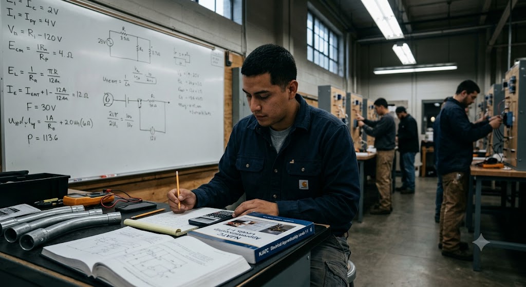 NJATC Electrical Apprenticeship Curriculum (1-1) Practice Exam Banner