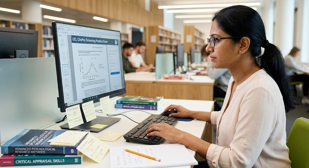 UEL Clinical Psychology (ClinPsy) Screening Practice Test Banner