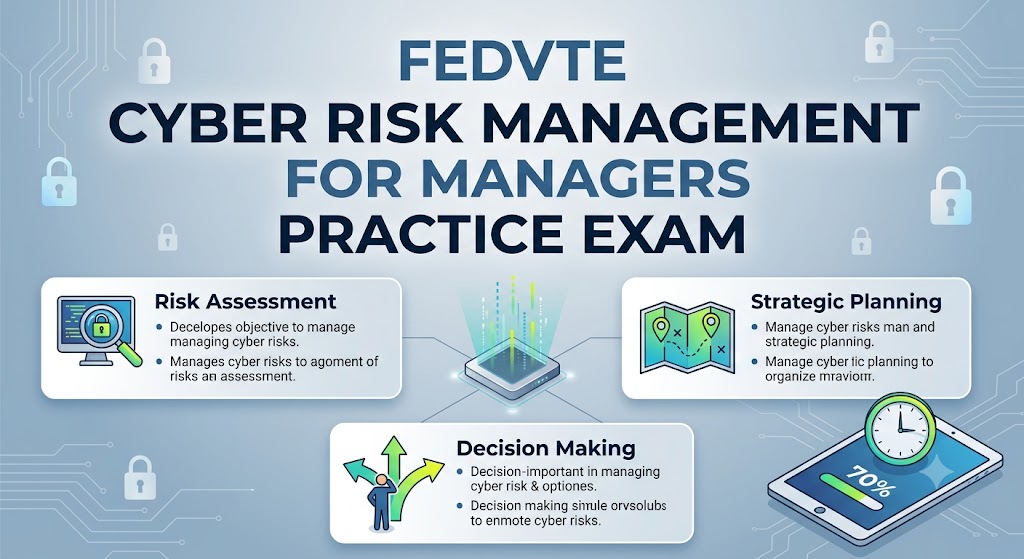 FedVTE Cyber Risk Management for Managers Practice Test Banner
