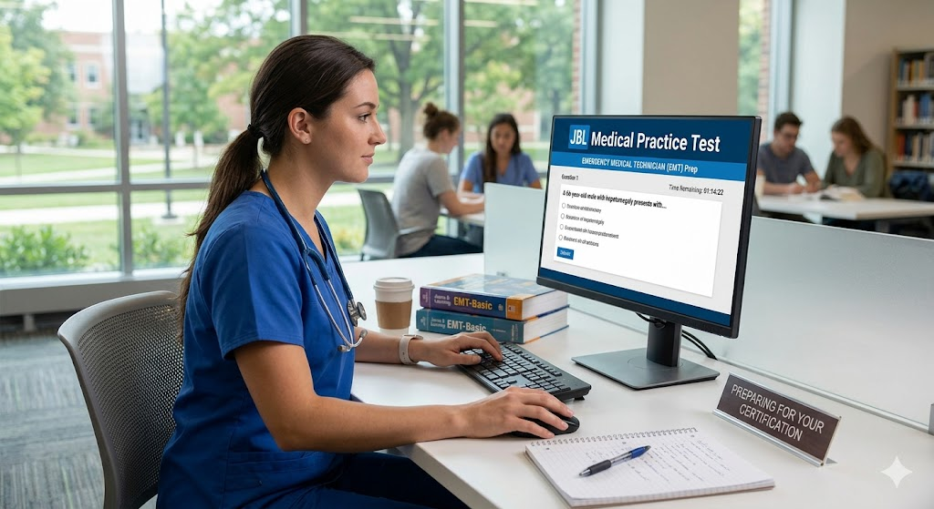 JBL Medical Practice Test Banner