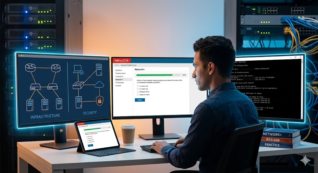 CompTIA Network+ Practice Test Banner