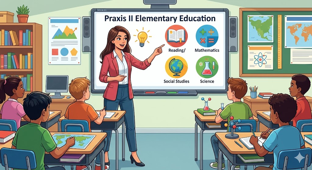 Praxis II Elementary Education (5001) Practice Exam Banner
